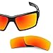 Revant Replacement Lenses for Oakley Eyepatch 2 sunglasses, UV Protection, Anti-Scratch and Impact Resistant, Polarized Fire Red Mirrorshield