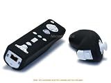 Nintendo Wii Remote Control Nunchuck Silicone Skin - Black