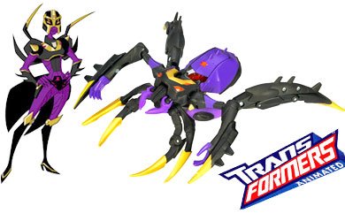 Childrens Toyshop  Toys : Transformers Animated Deluxe - Blackarachnia