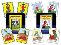 Language Booster PIcture Card Combo (Spatial Concept Card Set and Verb Action Card Set)