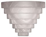 2432 Outdoor Light Wall Fixture with Marble Glass