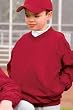 Sport-Tek Youth Nylon V-Neck Wind Shirt