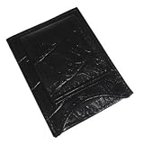 Crocdile Print Magnetic Money Clip Leather Wallet by Jewelry