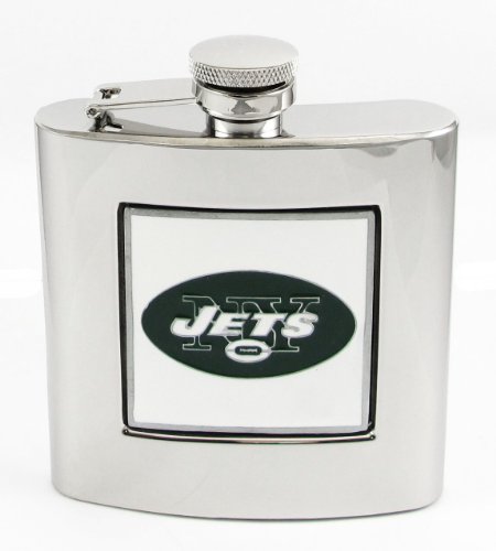 New York Jets - NFL Stainless Steel Hip Flask