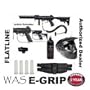 Tippmann A-5 A5 WAS E Paintball Gun Flatline Sniper Set