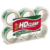 read full review Duck Brand HD Packaging Tape, 1.88 inch x 54.6 Yard, Crystal Clear, 72 Rolls (CS-55-72pk)