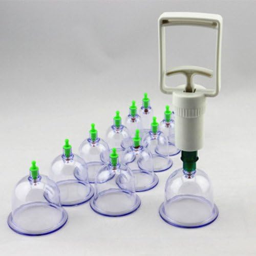 1 Set Chinese Great Medical Body Healthy Care 12 Cups Kit Cupping Therapy