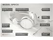 Coloud Marvel Captain America 04090189 Headphone (Red/White Blue)