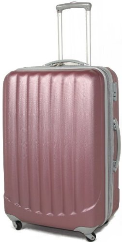PINK 360° Rollensystem Reisekoffer Koffer Trolley Trolleys Hartschale XXL 76cm