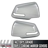07-09 Saturn Outlook Full Chrome Mirror Covers works with & without Turn Signal 