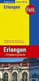 Falk Stadtplan Extra Standardfaltung Erlangen