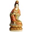 Serene Kuan-Yin on a Lotus Pedestal Statue