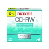 Maxell 630011 700MB 80 Minute CD-RW (10pk Case)