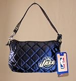 Utah Jazz Quilted Wristlet, Navy