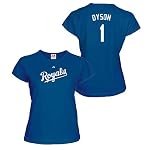 Jarrod Dyson Kansas City Royals Women's Authentic Font T-Shirt by Majestic