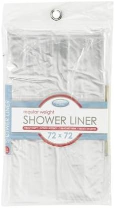 Bath Bliss Regular Shower-Curtain Liner, Super Clear