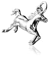 Sterling Silver Horse Charm