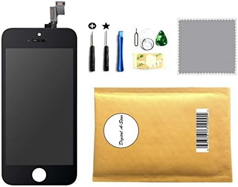 For iPhone 5S Full Set LCD Screen Replacement Digitizer Assembly Display Touch Panel Black