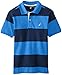 Nautica Big Boys' Stripe Pique-Cotton Polo Shirt