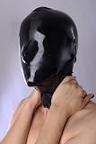 Produkt-Bild: Latex Maske von Kunzmann, schwarz, Gr&ouml;sse L