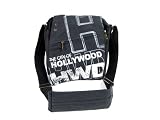 Robin Ruth Hollywood California Sling Small Messenger Tote Bag Unisex Black Canvas Travel Souvenir