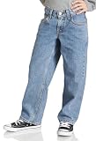  : Levi's Boy's 550 Relaxed Fit Jean, Light Indigo, 8 Slim