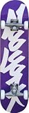 Zoo York Classic Tag Purple Complete Skateboard - 7.75 x 31.39