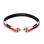 1.5FT Triple RCA Stereo Video Dubbing Composite Cable(3 x RG59U)