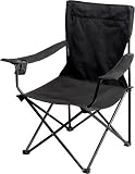 On The Edge 810010 Black Folding Chair