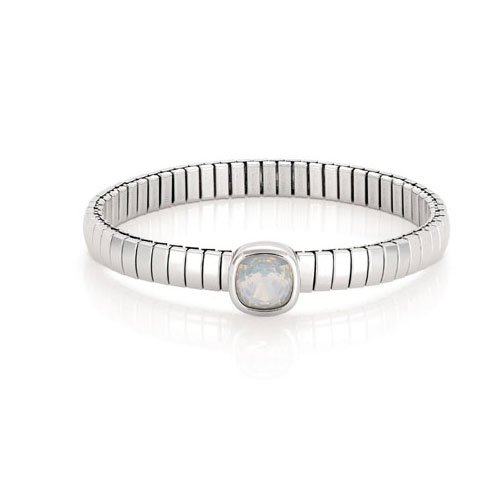 Nomination Damen-Armband Chic Swarovski-Zirkonen Opal Wei&szlig; 043010/016 Preisvergleich