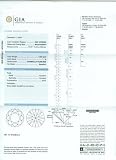 Certified Diamond (Round, Ideal cut, 4.03 carats, D color, IF clarity)