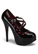 Women's Criss Cross Buckle Strap Maryjane With Platform