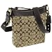 コーチ COACH ニューシグネチャー ダッフル ショルダーバッグ カーキ/ダークブラウン 10403 B4AOE 【並行輸入商品】