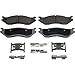 Wagner ThermoQuiet MX966B Front Disc Brake Pad Set Semi-Metallic for Dodge Ram 1500