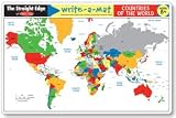 World Map Write-A-Mat - (Child)