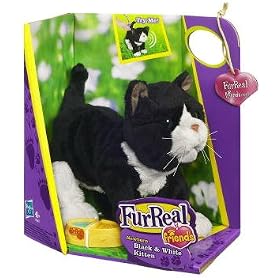 FURREAL FRIENDS - NEWBORN TUXEDO Black & White KITTEN