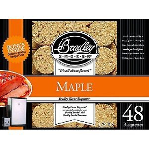 48 x Maple Bisquette for Bradley Smokers