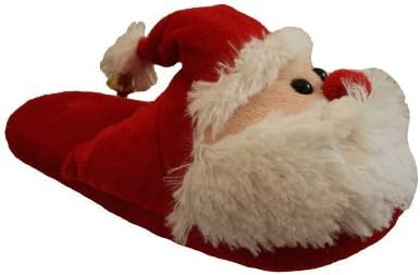 Heels2Bags Women's Santa Claus Christmas Mule Slippers Red 7 UK 9 USA