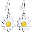 Dangling Daisy Fishhook Earrings