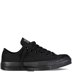 Converse Men's All Star Chuck Taylor Lo Top Oxfords Black Mono 15 B(M) US Women / 13 D(M) US Men
