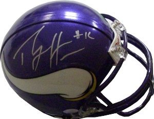 Percy Harvin signed Minnesota Vikings Full Size Replica Helmet