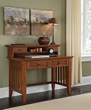 Home Styles Arts Crafts Student Desk Hutch