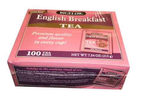 Bigelow English Breakfast Tea 100 tea Bag Box by Bigelow