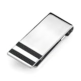 Ultra-cool Choice: Surgical Stainless Steel High Polished Finish Money Clip with Carbon Fiber