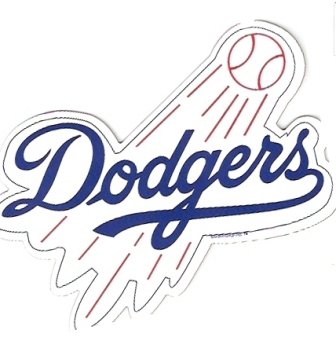 Los Angeles Dodgers Logo MLB Car Magnet