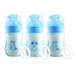 Nurtria BPA Free Anti-Colic Baby Bottles, Blue, 3 Pack Nurtria BPA Free Anti-Colic Baby Bottles, Blue, 3 Pack