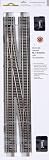 Bachmann Trains Snap-Fit E-Z Track #6 Remote Crossover Turnout - Left