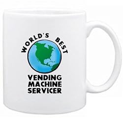 New " World's Best Vending Machine Servicer / Graphic " Mug Occupations
