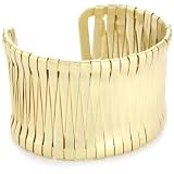 Kenneth Cole New York Goldtone Woven Cuff Brac