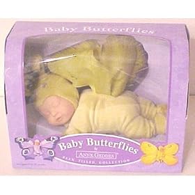 Anne Geddes Baby Butterfly Doll Yellow by Anne Geddes
